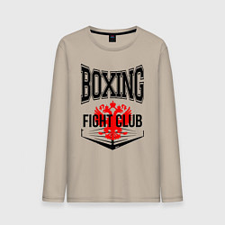 Мужской лонгслив Boxing fight club Russia