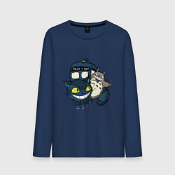 Мужской лонгслив Tardis Totoro