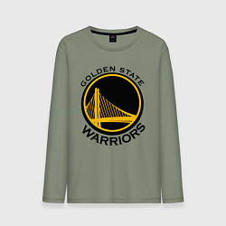 Лонгслив хлопковый мужской GOLDEN STATE WARRIORS, цвет: авокадо