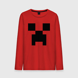 Лонгслив хлопковый мужской Minecraft, цвет: красный