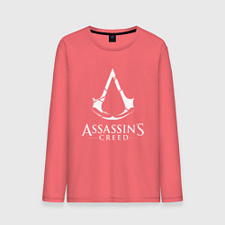 Лонгслив хлопковый мужской Assassin’s Creed, цвет: коралловый
