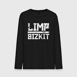 Лонгслив хлопковый мужской LIMP BIZKIT, цвет: черный