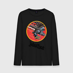 Лонгслив хлопковый мужской JUDAS PRIEST, цвет: черный