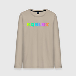 Лонгслив хлопковый мужской ROBLOX, цвет: миндальный