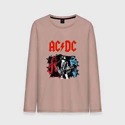 Мужской лонгслив ACDC