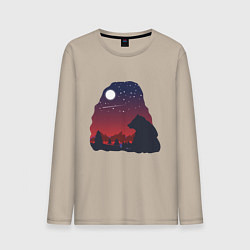 Мужской лонгслив Медведь