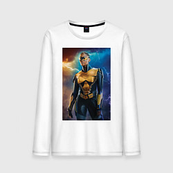 Лонгслив хлопковый мужской Thunder, цвет: белый