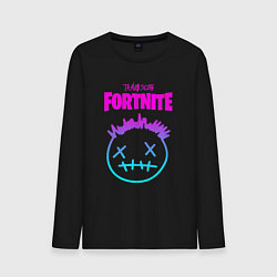 Лонгслив хлопковый мужской TRAVIS SCOTT X FORTNITE, цвет: черный