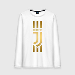 Лонгслив хлопковый мужской JUVENTUS, цвет: белый