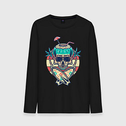 Мужской лонгслив Skull Summer