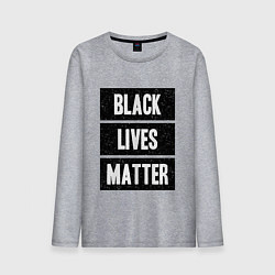 Мужской лонгслив Black lives matter Z