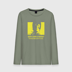 Мужской лонгслив VANSAMA OFFICIAL Yellow