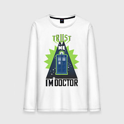 Мужской лонгслив Trust me, i'm doctor who