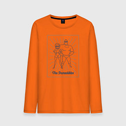 Лонгслив хлопковый мужской The Incredibles цвета оранжевый — фото 1