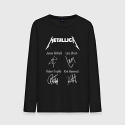 Мужской лонгслив METALLICA АВТОГРАФЫ