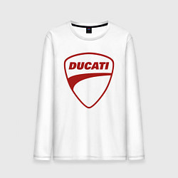 Мужской лонгслив Ducati Logo Дукати Лого Z