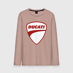 Мужской лонгслив Ducati Logo Дукати Лого Z