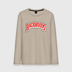 Лонгслив хлопковый мужской BACKWOODS, цвет: миндальный