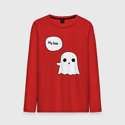 Лонгслив хлопковый мужской My boo, цвет: красный