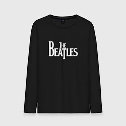 Лонгслив хлопковый мужской The Beatles, цвет: черный