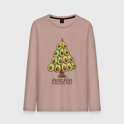 Мужской лонгслив Avocado Christmas Tree