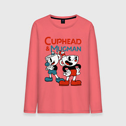 Мужской лонгслив Cuphead & Mugman