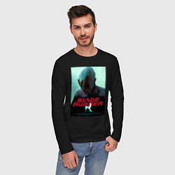Лонгслив хлопковый мужской Слезы в дожде Blade Runner, цвет: черный — фото 2