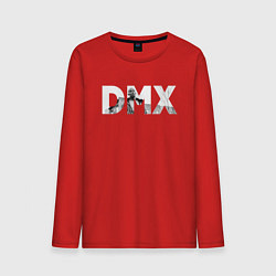 Лонгслив хлопковый мужской DMX - Earl Simmons, цвет: красный