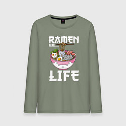 Мужской лонгслив Ramen life