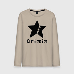 Лонгслив хлопковый мужской Crimin бренд One Piece, цвет: миндальный