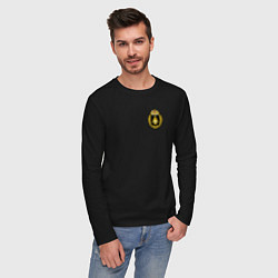 Лонгслив хлопковый мужской Тихоокеанский флот ВМФ России, цвет: черный — фото 2