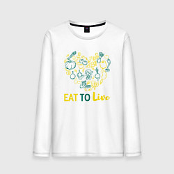 Мужской лонгслив Eat To Live