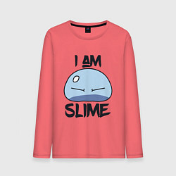 Мужской лонгслив I AM SLIME, Я СЛИЗЬ