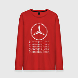 Мужской лонгслив MERCEDES-BENZ МЕРСЕДЕС-БЕНЗ LOGO