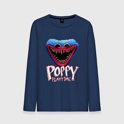 Лонгслив хлопковый мужской Poppy Playtime: Monster, цвет: тёмно-синий