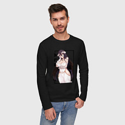 Лонгслив хлопковый мужской Альбедо Albedo Повелитель, цвет: черный — фото 2