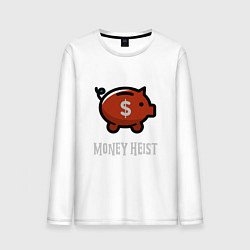 Мужской лонгслив Money Heist Pig