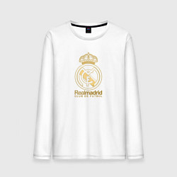 Мужской лонгслив Real Madrid gold logo