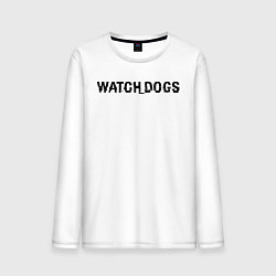 Лонгслив хлопковый мужской Watch Dogs, цвет: белый