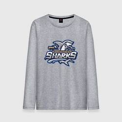 Мужской лонгслив Wilmington sharks -baseball team