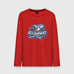 Мужской лонгслив Wilmington sharks -baseball team