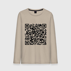 Мужской лонгслив QR-код Скала Джонсон