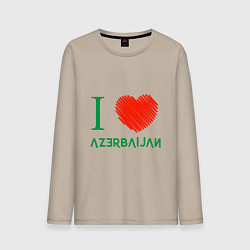 Мужской лонгслив Love Azerbaijan