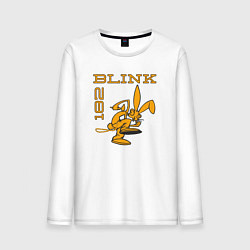 Лонгслив хлопковый мужской Blink 182 Yellow Rabbit, цвет: белый