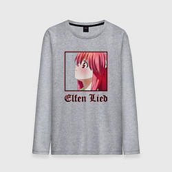 Мужской лонгслив Эльфийская песнь Elfen Lied