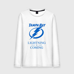 Мужской лонгслив Tampa Bay Lightning is coming, Тампа Бэй Лайтнинг
