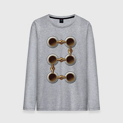 Лонгслив хлопковый мужской Path of Exile - Tabula Rasa, цвет: меланж