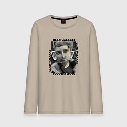 Лонгслив хлопковый мужской OLD VICE, цвет: миндальный