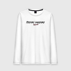 Лонгслив хлопковый мужской Jeepers Creepers: Reborn, цвет: белый