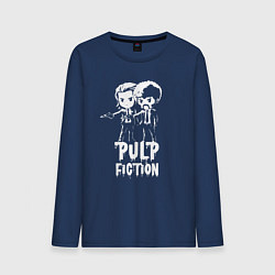 Лонгслив хлопковый мужской Pulp Fiction Hype, цвет: тёмно-синий